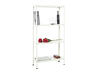 Practo Metalen opbergrek 150x75x30 cm – 4 legborden – Wit - Doika - Opbergrekken - Practo Home -  - M103B