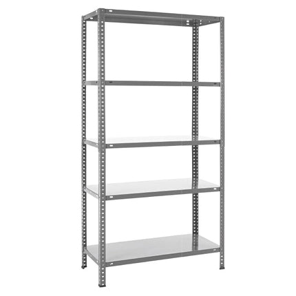 Practo Metalen opbergrek 180x90x40 cm – 5 legborden – Galva - Doika - Opbergrekken - Practo Home -  - M141GA