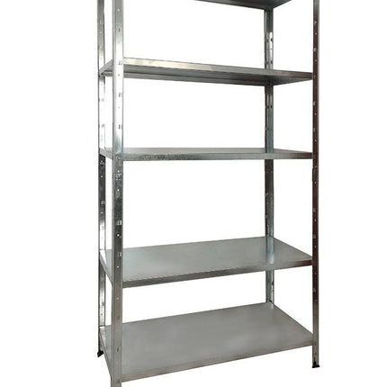 Practo Metalen Rek 190x100x40 cm – 5 legborden – Galva - Doika - Opbergrekken - Practo Home -  - ME19010040.5