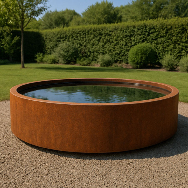 Ronde Vijver cortenstaal 250x50cm 241kg - Doika - Vijver - Geroba -  - EstaniRC4