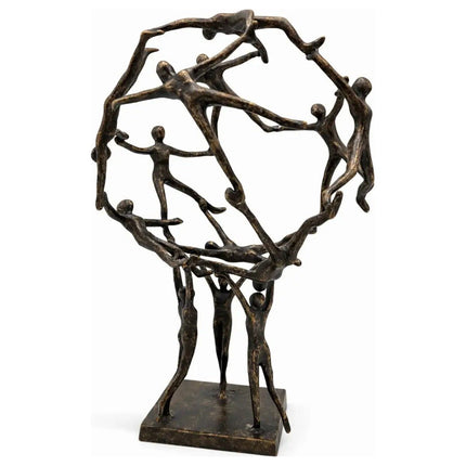 Sculptuur Connection Brons - Doika - Bronzen beeld - Thermobrass - 5410807030660 - AN3066BR-BI