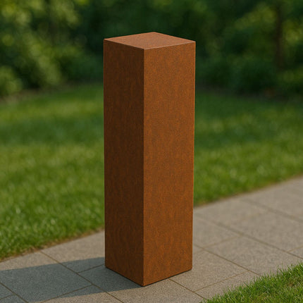 Sokkel Cortenstaal 30x30x90 cm 20kg - Doika - Sokkels - Geroba -  - SOKC3