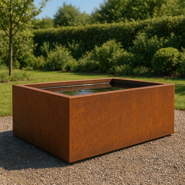 Vijver cortenstaal 125x80x50cm 73kg - Doika - Vijver - Geroba -  - EstaniAC6