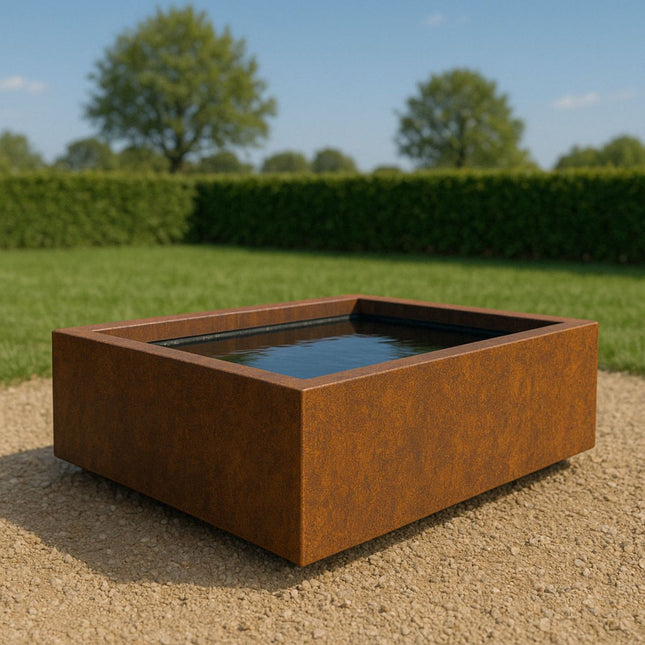 Vijver cortenstaal 150x100x50cm 95kg - Doika - Vijver - Geroba -  - EstaniAC5