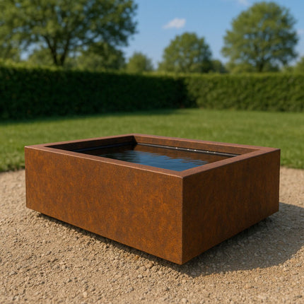 Vijver cortenstaal 150x100x50cm 95kg - Doika - Vijver - Geroba -  - EstaniAC5