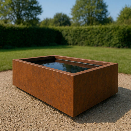 Vijver cortenstaal 200x100x60cm 133kg - Doika - Vijver - Geroba -  - EstaniAC4