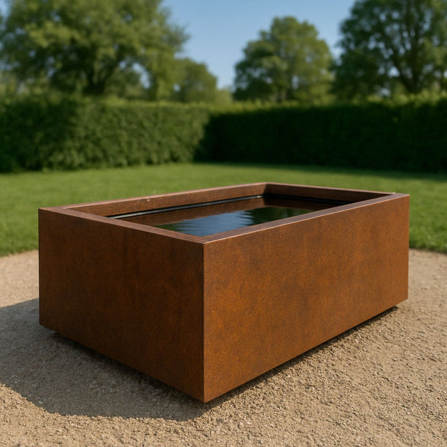 Vijver cortenstaal 200x100x60cm 133kg - Doika - Vijver - Geroba -  - EstaniAC4