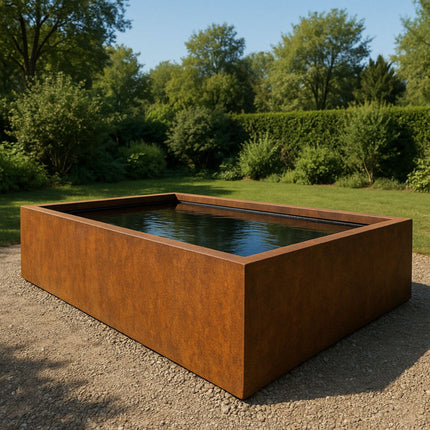 Vijver cortenstaal 300x200x60cm 319kg - Doika - Vijver - Geroba -  - EstaniAC1