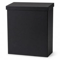 Zwarte Wandbrievenbus GB026 Bovenuitname (RAL 9005) - Doika - Brievenbus - Geroba -  - BOROS1