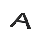 A RAL 9005 (lettertype: Arial) - Doika - Huisnummer - Huisnummer - RALLC2