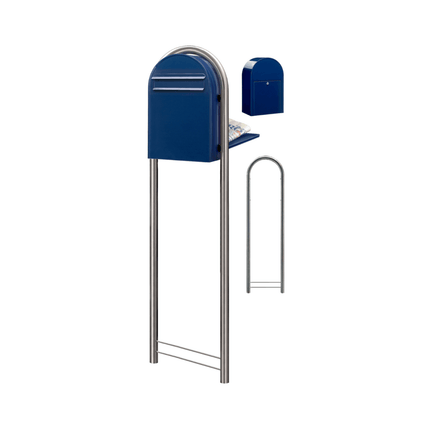 Bobi Classic B RAL 5003 donkerblauw - LetterBox - Brievenbus - Bobi - 6417237006097 - 01.01.09.10 donkerblauw RAL5003