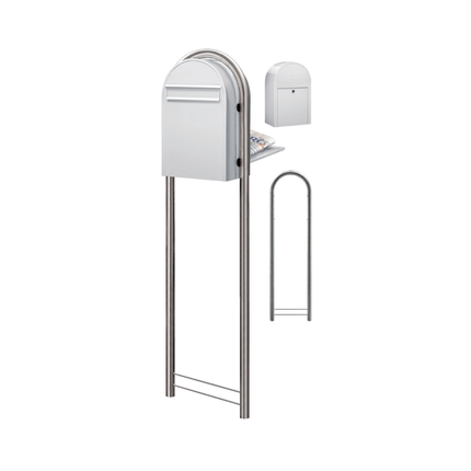 Bobi Classic B RAL 9016 wit - LetterBox - Brievenbus - Bobi - 6417237006073 - 01.01.09.40 wit RAL9016