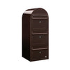 Bobi Trio RAL 8017 donkerbruin - Doika BV - Brievenbusunit - Bobi - 6417237015082 - 01.01.06.30 Donkerbruin RAL8017