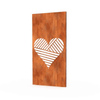 Geroba Gerofence Love schutting cortenstaal 100x180 (LxH) - Doika - Schutting - Geroba - GerofCM11