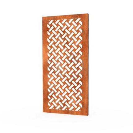 Geroba Gerofence Weave schutting cortenstaal 100x180 (LxH) - Doika - Schutting - Geroba - GerofCM51