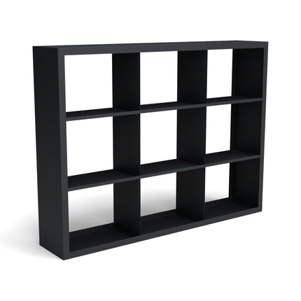 Geroba Houtopslag Beltza Metaal 200x38,5x150 cm met 9 vakken - Doika BV - Houtopslag - Geroba - BeltzaDS93