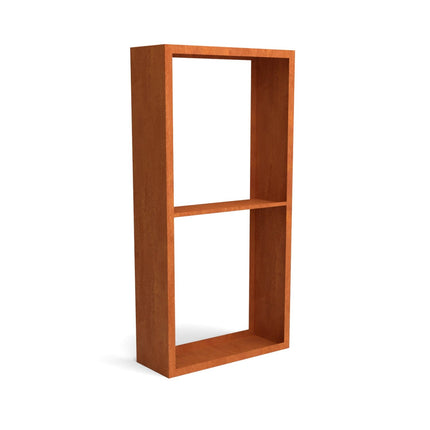 Geroba houtopslag Egura Cortenstaal 100x38,5x200cm met 2 vakken - Doika BV - Houtopslag - Geroba - EguraDC51