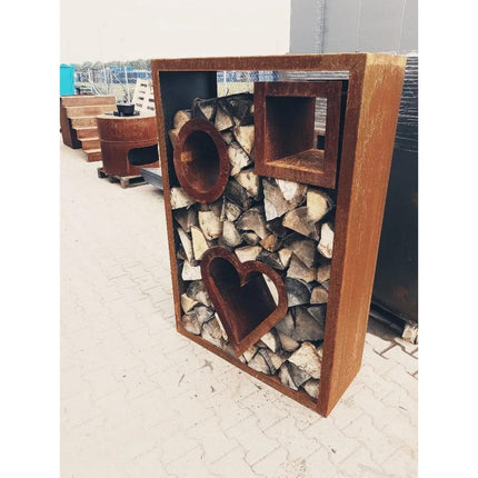 Geroba Houtopslag Uitsparing hart 60x54x38 cm - Doika BV - Uitsparing houtopslag - Geroba - EguraSPC5