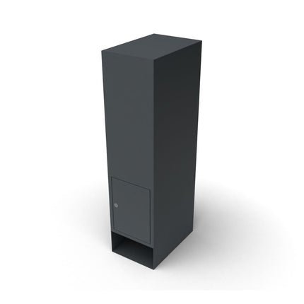 Geroba Pakketbrievenbus Pakun Staal RAL 7021 - Doika BV - Pakketbrievenbus - Geroba - Pakun RAL 7021