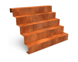 Geroba Trap Cortenstaal 120x100x85cm - Doika BV - Trap - Geroba - TrapC4