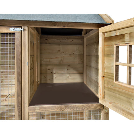 Konijnenhok Sanne 363 x 95 x 148 cm - Doika BV - Konijnenhok - Doika BV - 8720569173107 - 8720569173107