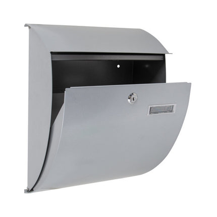 Practo Garden Brievenbus Sheffield zilvergrijs - Doika BV - Brievenbus - Practo Garden - 5414045037894 - B306A
