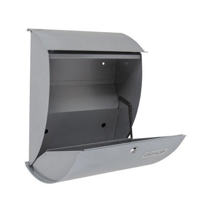 Practo Garden Brievenbus Sheffield zilvergrijs - Doika BV - Brievenbus - Practo Garden - 5414045037894 - B306A