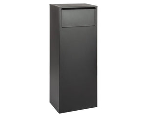 Practo Garden pakketbrievenbus Dortmund achteruitname mat zwart - Doika BV - Pakketbrievenbus - Practo Garden - 5414045039980 - B719N